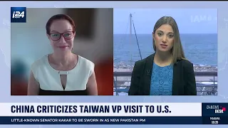Carice Witte on i24 - August 14, 2023. Part 2